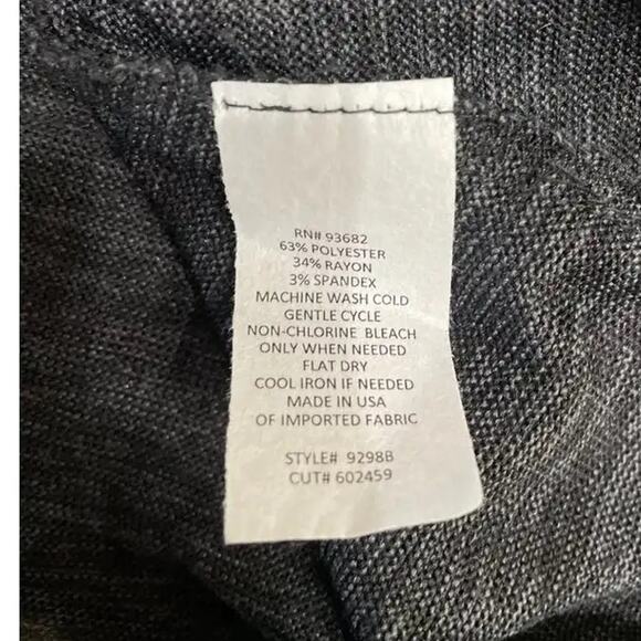 Forgotten Grace Brushed Hacci Pullover Tunic Top EXTRA SMALL Dark Charcoal NWT - Picture 6 of 6